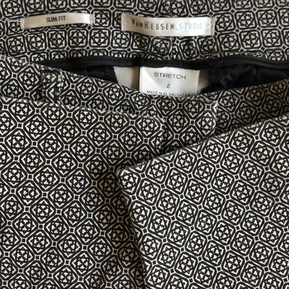 VAN HEUSEN STUDIO SLIM FIT CROP CAPRI. - Picture 5 of 6